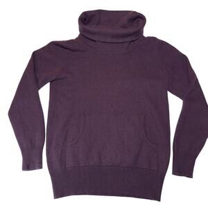 Castle of Ireland PURE CASHMERE Cowl Neck Sweater Quiet Luxury Old Money Size 35